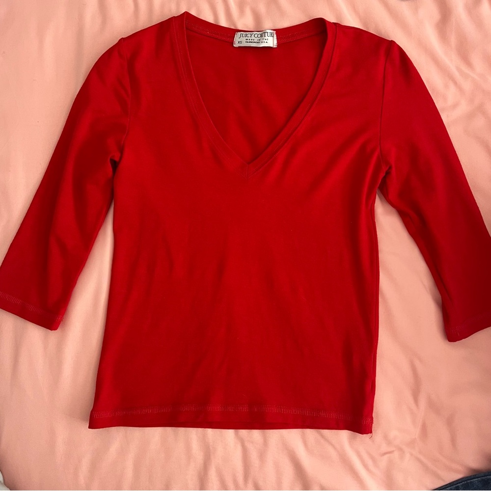 Vintage Original Juicy Couture Baby Tee Size XS